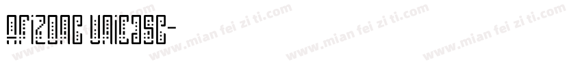 Arizone Unicase字体转换